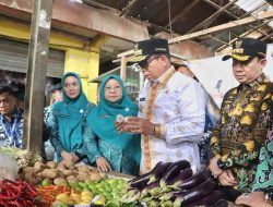 Kendalikan Inflasi, Pj. Gubernur Tinjau Stabilitas Harga Bapok di Pasar Gading Rejo