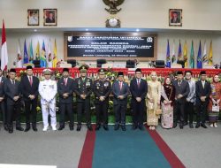 Pj. Gubernur Hadiri Pelantikan Pimpinan DPRD Lampung
