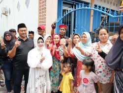 Blusukan Di Durian Payung, Reihana – Yodhi Akan Benahi Drainase Bandar Lampung