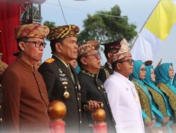 Ketua DPRD Lampung Ikuti Upacara Penurunan Bendera HUT Ke-79 RI