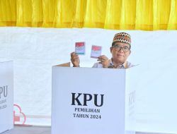 Pj. Gubernur Gunakan Hak Pilih dan Tinjau Pelaksanaan Pilkada