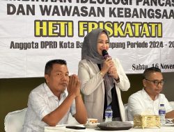 Anggota DPRD Heti Friskatati Gelar Pembinaan Ideologi Pancasila dan Wawasan Kebangsaan