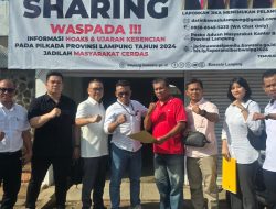 Diduga Langgar Pidana Pemilu, FORKADI Laporkan KPU Metro Demisioner Ke Bawaslu