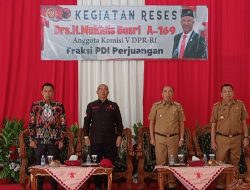 Reses di Tanggamus, Mukhlis Basri Dorong Peningkatan Status Jalan di Lampung