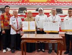 Pemkab Lamsel Teken Perpanjangan Kerja Sama dengan BPJS Kesehatan Cabang Bandar Lampung dan Yayasan Dharma Putra Nusantara Hampar Baiduri