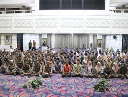 Pj. Gubernur Hadiri Pembinaan Mental Spiritual Anggota Satpol PP