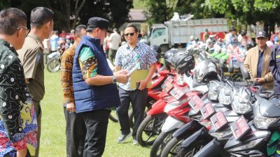 Pastikan Kondisi Kendaraan Prima, Pj. Bupati Nukman Lakukan Pengecekan Fisik Kendaraan Dinas