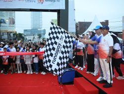 Pj. Gubernur Lepas Ribuan Peserta Lomba Lari Bank Lampung Run 2025