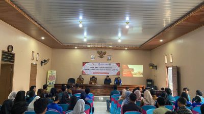 OJK Bersama Mahasiswa KKN Unila Lakukan Edukasi di Desa Sinar Banten