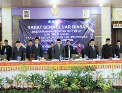 FKIP Unila Rayakan Dies Natalis ke-57 dengan Orasi Ilmiah dan Capaian Gemilang