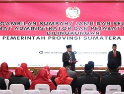 Pj Gubernur Sumut Agus Fatoni Lantik Pejabat Pemprov Sumut Ikuti Aturan dan Prosedur Untuk Percepat Program Pemerintah