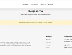 Pemkab Lamsel Buka Pendaftaran Kerja Sama Media Secara Online, Berikut Syarat dan Jadwalnya