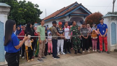 Mahasiswa KKN Unila Gelar Fun Walk Sosial Edukatif