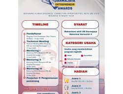 Darmajaya-JNE Gelar Entrepreneur Awards Perdana, Pendaftaran Resmi Dibuka