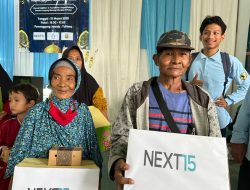Kolaborasi NEXT15 dan LKS Apik Mandiri Bagikan 150 Paket Bantuan Kepada Yatim dan Dhuafa di Panjang Selatan