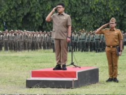 Ketua DPRD Lampung Pimpin Upacara Bulanan Bersama Jajaran Forkopimda