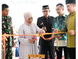 Bupati Dendi Resmikan Masjid Herkiar Kompi Senapan A Batalyon 143 Tri Wira Eka Jaya