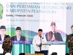 Bupati Dendi Hadiri Tasyakuran Harlah Ke-102 NU Sekaligus Peresmian Gedung PCNU Pesawaran