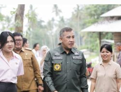 Bupati Dendi Hadiri Peresmian dan Serah Terima Jalan Pantai Mutun dari The Hurun