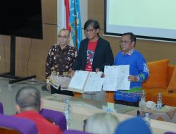 Unila dan Kreasi Prasasti Perdamaian Tanda Tangani PKS