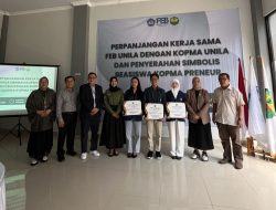 Kopma dan FEB Unila Gelar Penandatanganan Kerja Sama Dukung Kewirausahaan Mahasiswa