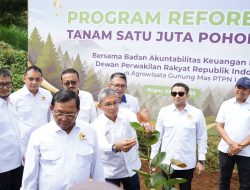 BAKN DPR RI dan PTPN I Hijaukan Puncak Bogor Melalui Program Tanam Sejuta Pohon