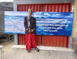 Polda Lampung Gandeng Tokoh Nelayanan Daeng Lukman Sosialisasikan Bahaya Bom Ikan Bagi Nelayan