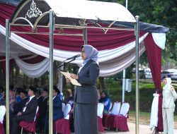 Rektor Unila Pimpin Upacara Hari Lahir Pancasila