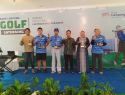 Rektor Unila Raih Penghargaan dalam Kejuaraan Bank Lampung Golf Gathering 2025