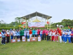 PKK Lampung Bersama Organisasi Wanita Rayakan HUT ke-80 RI