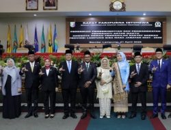 Ketua DPRD Lampung Lantik Dua Anggota PAW Sisa Masa Jabatan 2024–2029