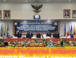 DPRD Lampung Paripurna Istimewa HUT Ke-80 RI