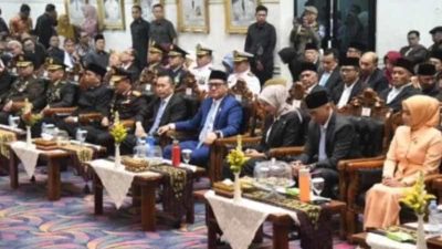 Ketua DPRD Hadiri Pelantikan Sekdaprov Lampung Marindo