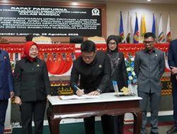 DPRD dan Pemprov Lampung Sepakati Raperda APBD 2026