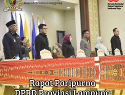 DPRD Lampung Paripurna Propemperda 2026