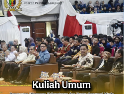 Ketua DPRD Lampung Hadiri Kuliah Umum di Unila