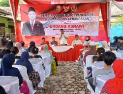 Endang Ajak Warga Way Lunik Jaga Pancasila