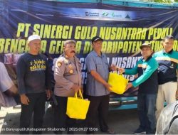 Holding Perkebunan Nusantara melalui SGN Salurkan Bantuan bagi Korban Gempa Situbondo