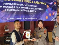 Gandeng Penggiat Medsos, Humas Polda Lampung Gelar Pelatihan Edukatif