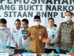 Tegaskan Perang terhadap Narkotika, Pemprov – BNNP Musnahkan Barang Bukti Narkotika