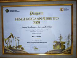 PLTA Way Besai Raih Penghargaan Subroto Award 2025 Bidang Keselamatan Ketenagalistrikan