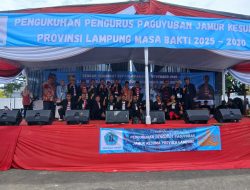 Bambang Joko DS dikukuhkan sebagai Ketua Jamur Kesuma Lampung