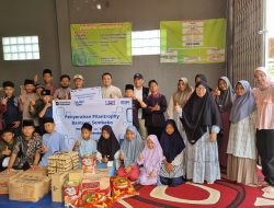 Peringati 130 Tahun BRI, Kanca Bandar Jaya Serahkan Bantuan Sembako ke Empat Lembaga Sosial