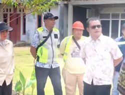 Ketua DPRD Lampung Selatan Tinjau Perbaikan Jalan Desa Pancasila