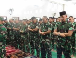 Kodam XXI/Radin Inten Laksanakan Sholat Ghaib untuk Prajurit TNI yang Gugur di Misi UNIFIL