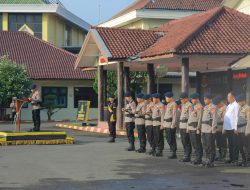 Dansat Brimob Polda Lampung Tekankan Kedisiplinan Personil di Tengah Ancaman Global