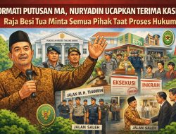 Hormati Putusan MA, Nuryadin Ucapkan Terima Kasih Atas Eksekusi