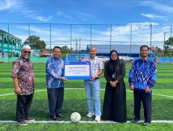 BRI Bangun Lapangan Mini Soccer untuk Yayasan Al-Fida