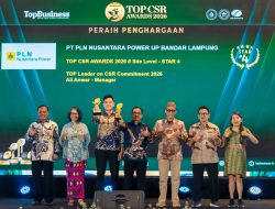 PLN NP UP Bandar Lampung Sabet Dua Penghargaan Nasional CSR 2026