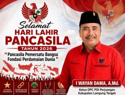 Hidupkan Warisan Ideologi Bung Karno, I Wayan Dama: Hari Lahir Pancasila Momentum Teguhkan Jati Diri Bangsa